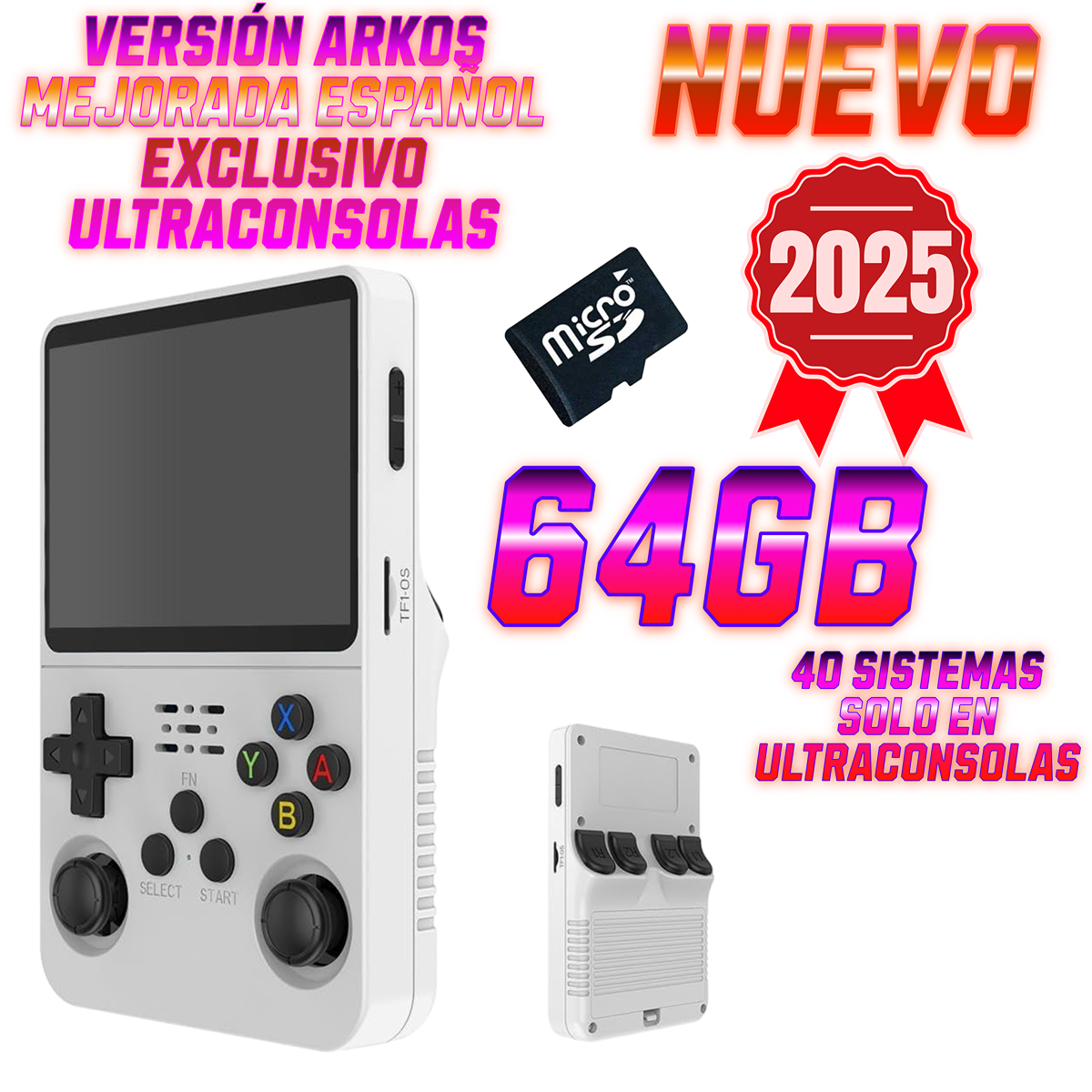 Consola R36s  64gb Blanco